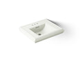 KOHLER K-2239-4-NY Memoirs Pedestal/Console Table Bathroom Sink Basin With 4" Centerset Faucet Holes - Dune