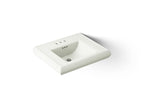 KOHLER K-2239-4-NY Memoirs Pedestal/Console Table Bathroom Sink Basin With 4" Centerset Faucet Holes - Dune