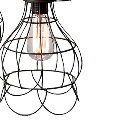 ELK SIGNATURE 225031 Wire 6'' Wide 5-Light Multi Pendant - Oil Rubbed Bronze