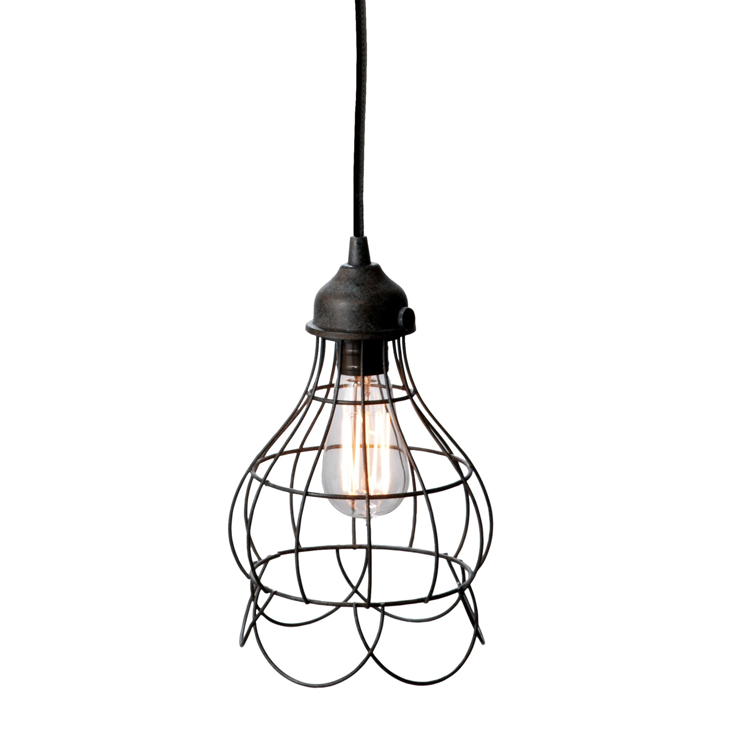 MARKETPLACE 225033 Wire 6'' Wide 1-Light Mini Pendant - Oil Rubbed Bronze