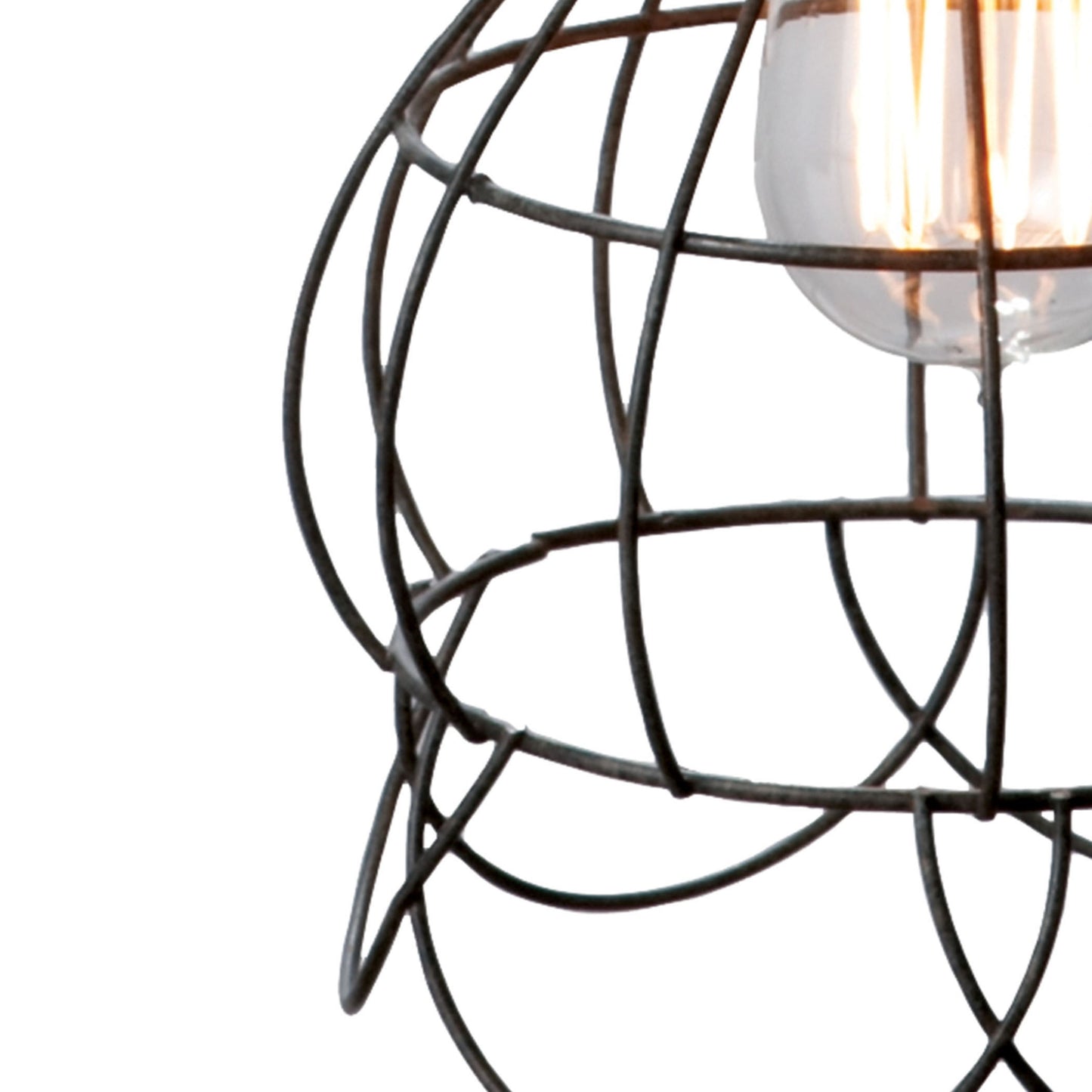 MARKETPLACE 225033 Wire 6'' Wide 1-Light Mini Pendant - Oil Rubbed Bronze