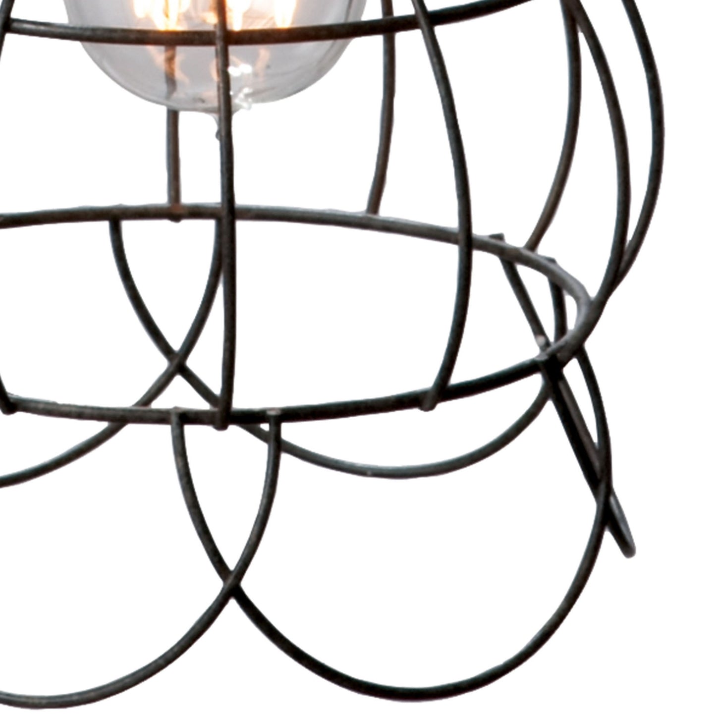 MARKETPLACE 225033 Wire 6'' Wide 1-Light Mini Pendant - Oil Rubbed Bronze