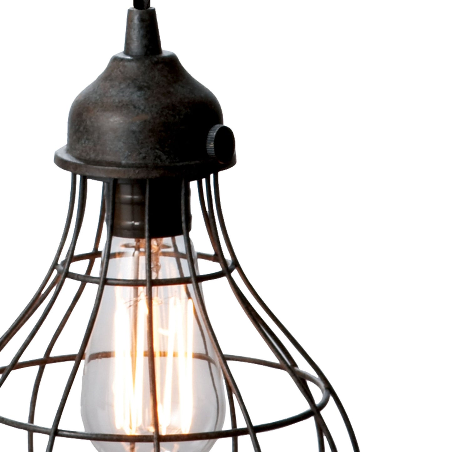 MARKETPLACE 225033 Wire 6'' Wide 1-Light Mini Pendant - Oil Rubbed Bronze