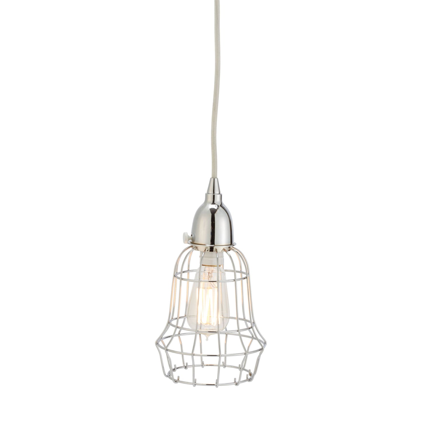 ELK SIGNATURE 225040 Wire 6'' Wide 1-Light Mini Pendant - Silver