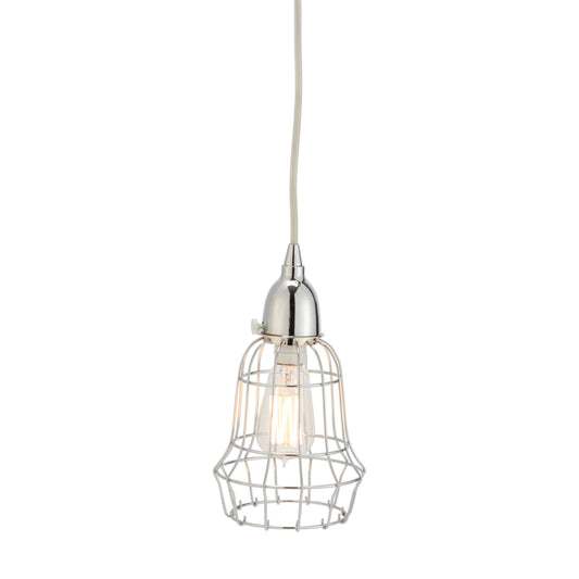 ELK SIGNATURE 225040 Wire 6'' Wide 1-Light Mini Pendant - Silver