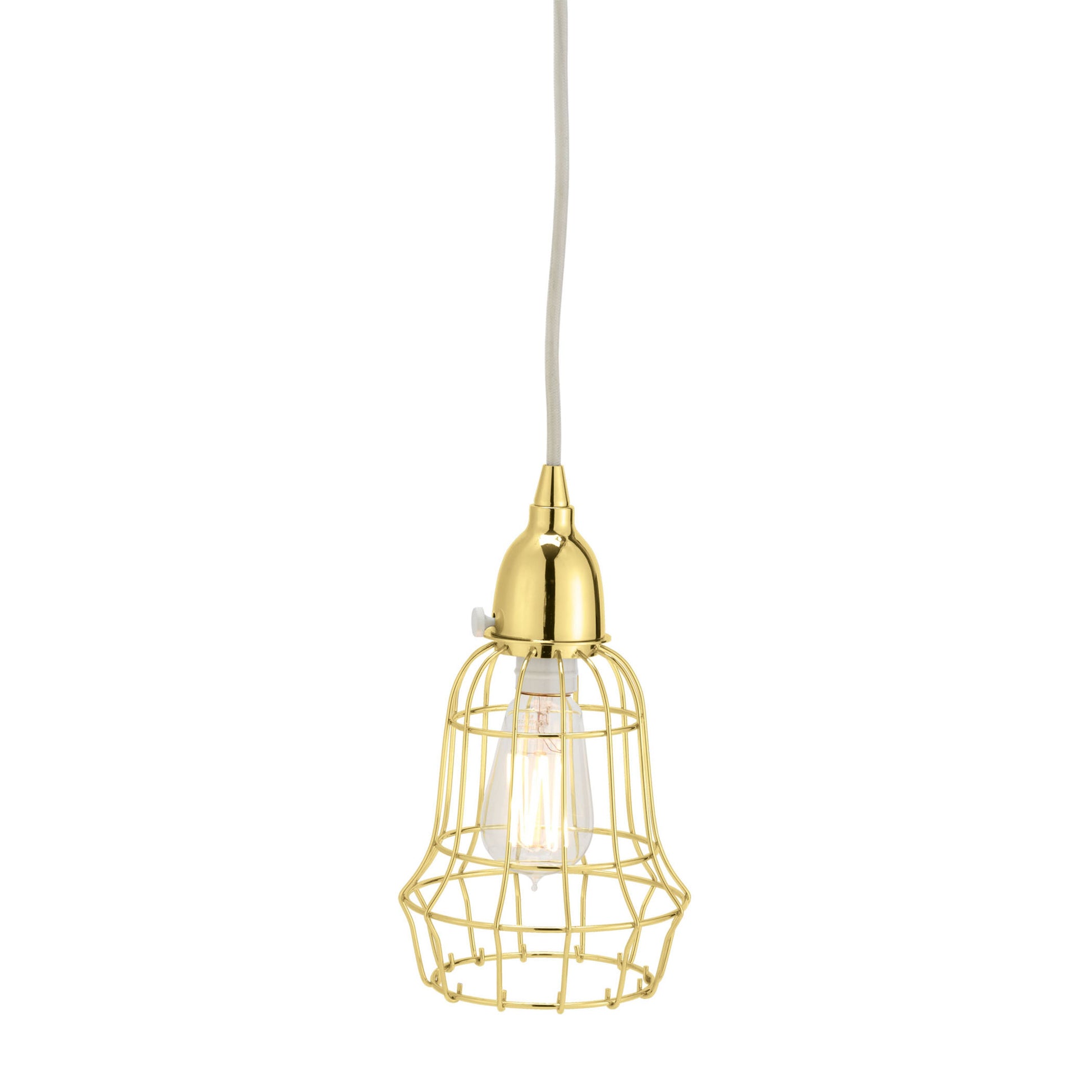 ELK SIGNATURE 225053 Gold Wire Barrel Pendant Light