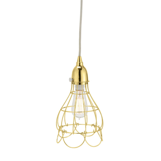 ELK SIGNATURE 225054 Rose 1-Light Mini Pendant in Gold Wire