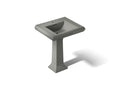 KOHLER K-2258-1-58 Memoirs Classic 27-1/4" Rectangular Pedestal Bathroom Sink - Thunder Grey