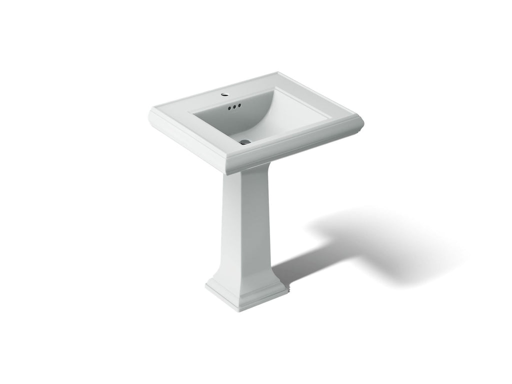 KOHLER K-2258-1-95 Memoirs Classic 27-1/4" Rectangular Pedestal Bathroom Sink - Ice Grey