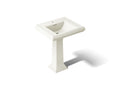 KOHLER K-2258-1-96 Memoirs Classic 27-1/4" Rectangular Pedestal Bathroom Sink - Biscuit