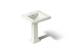 KOHLER K-2258-1-NY Memoirs Classic 27-1/4" Rectangular Pedestal Bathroom Sink - Dune
