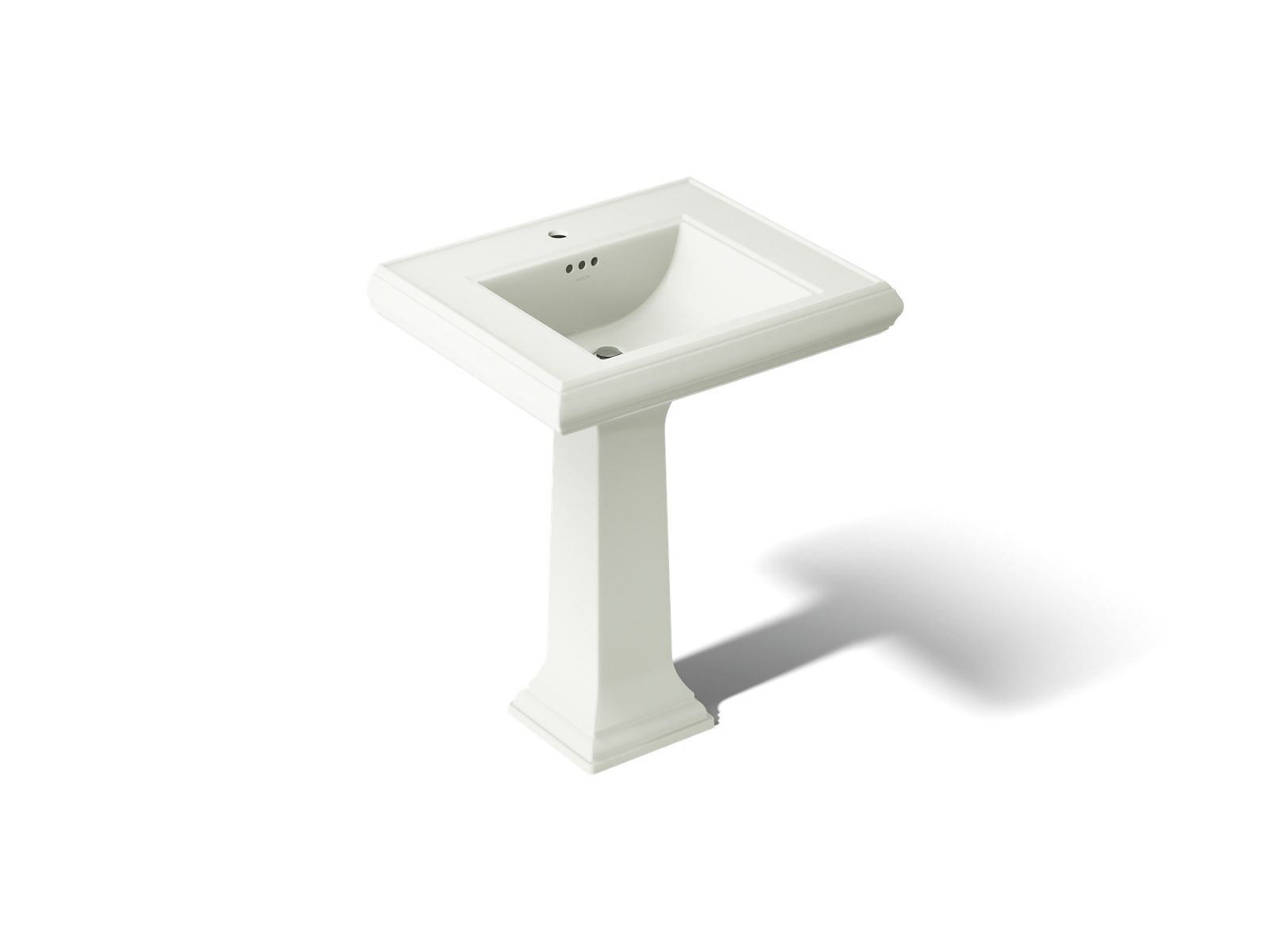 KOHLER K-2258-1-NY Memoirs Classic 27-1/4" Rectangular Pedestal Bathroom Sink - Dune