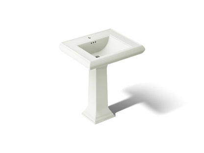 KOHLER K-2258-1-NY Memoirs Classic 27-1/4" rectangular pedestal bathroom sink - Dune