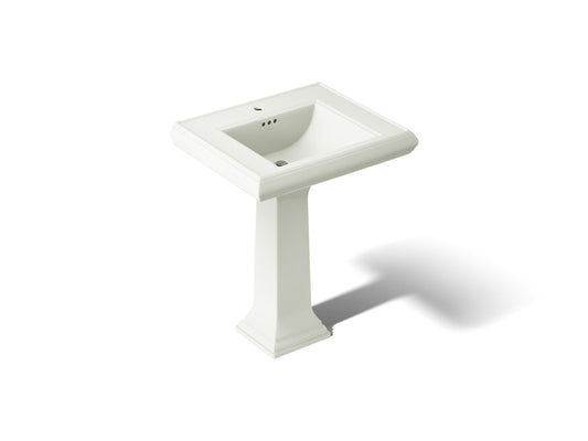 KOHLER K-2258-1-NY Memoirs Classic 27-1/4" rectangular pedestal bathroom sink - Dune