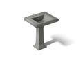 KOHLER K-2258-8-58 Memoirs Classic 27-1/4" Rectangular Pedestal Bathroom Sink - Thunder Grey