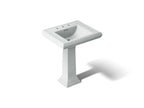 KOHLER K-2258-8-95 Memoirs Classic 27-1/4" Rectangular Pedestal Bathroom Sink - Ice Grey