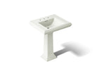 KOHLER K-2258-8-NY Memoirs Classic 27-1/4" Rectangular Pedestal Bathroom Sink - Dune