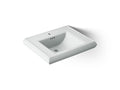 KOHLER K-2259-1-95 Memoirs Pedestal/Console Table Bathroom Sink Basin With Single Faucet-Hole Drilling - Ice Grey