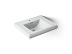 KOHLER K-2259-1-95 Memoirs Pedestal/Console Table Bathroom Sink Basin With Single Faucet-Hole Drilling - Ice Grey