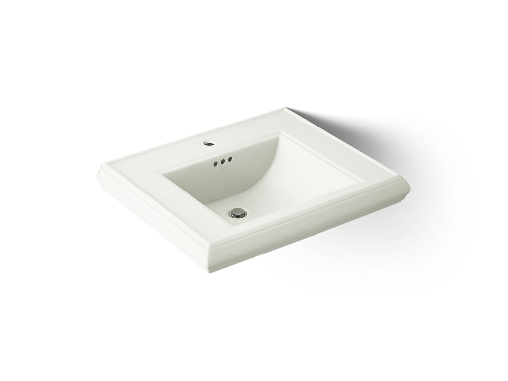 KOHLER K-2259-1-NY Memoirs Pedestal/Console Table Bathroom Sink Basin With Single Faucet-Hole Drilling - Dune