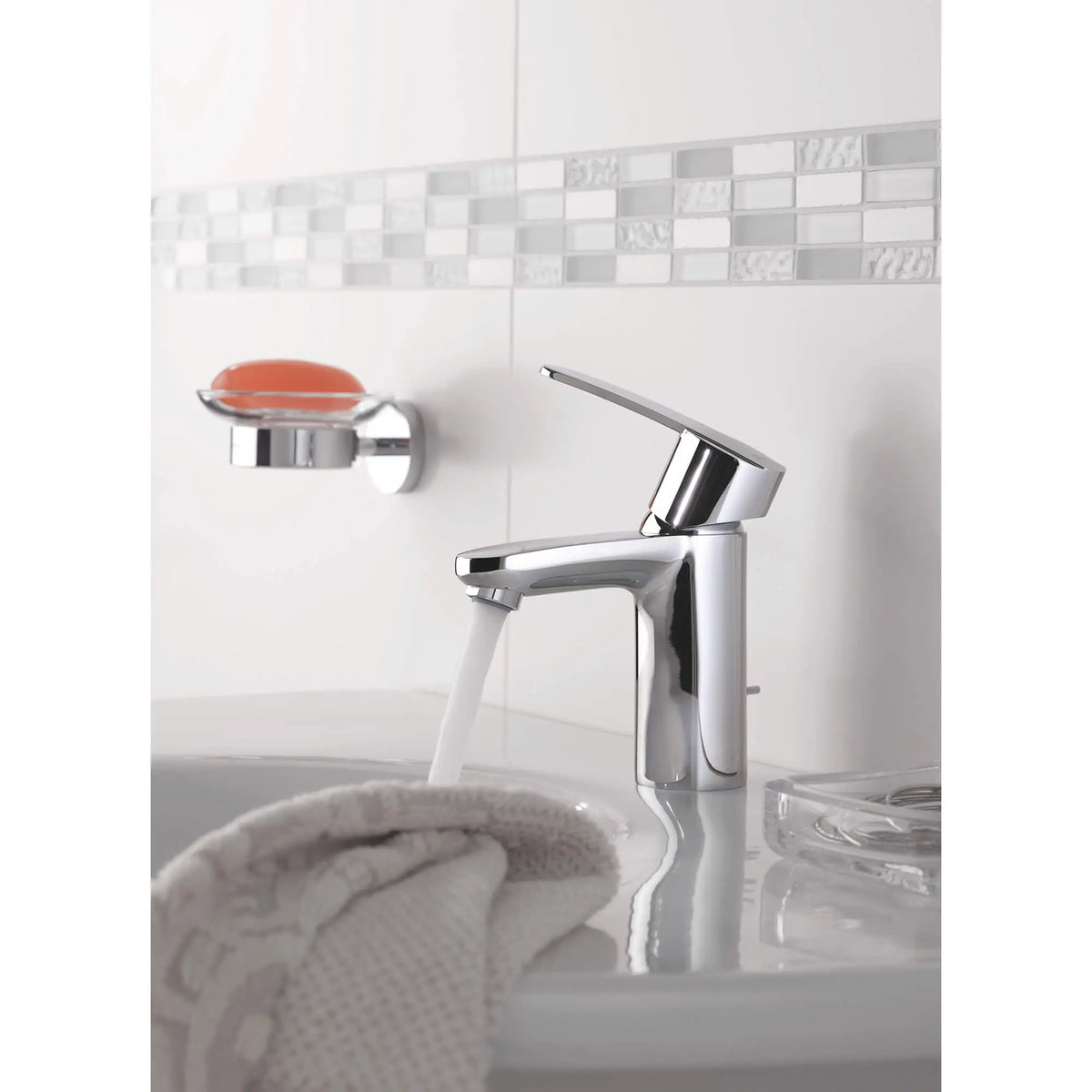 GROHE 40444001 Essentials Soap Dish with Holder - Chrome