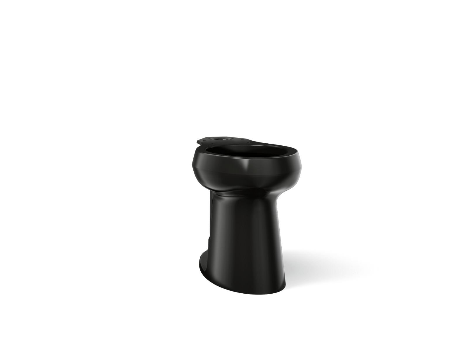KOHLER K-22661-7 Highline Tall Elongated Toilet Bowl - Black Black