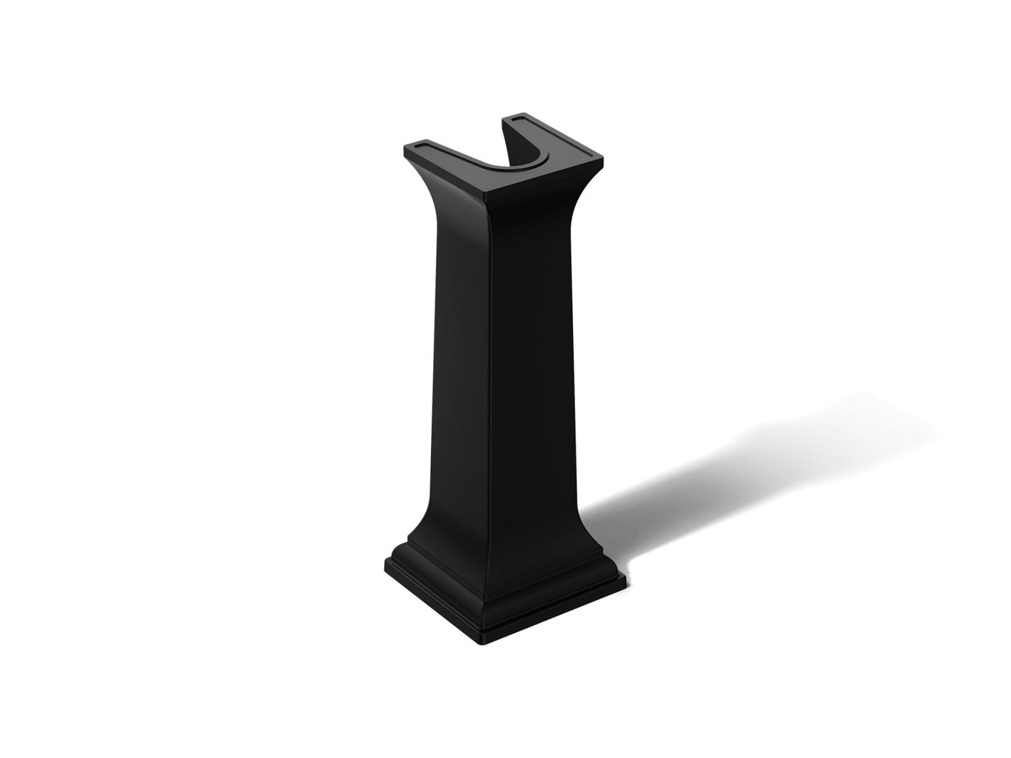 KOHLER K-2267-7 Memoirs Bathroom sink pedestal - Black Black