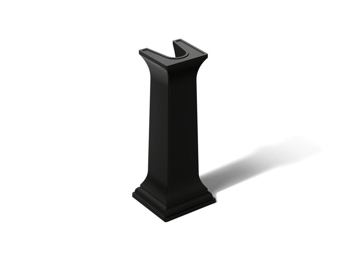 KOHLER K-2267-7 Memoirs Bathroom Sink Pedestal - Black Black
