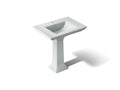 KOHLER K-2268-1-95 Memoirs Stately 30-3/4" Rectangular Pedestal Bathroom Sink - Ice Grey