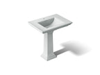 KOHLER K-2268-1-95 Memoirs Stately 30-3/4" Rectangular Pedestal Bathroom Sink - Ice Grey