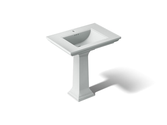 KOHLER K-2268-1-95 Memoirs Stately 30-3/4" rectangular pedestal bathroom sink - Ice Grey