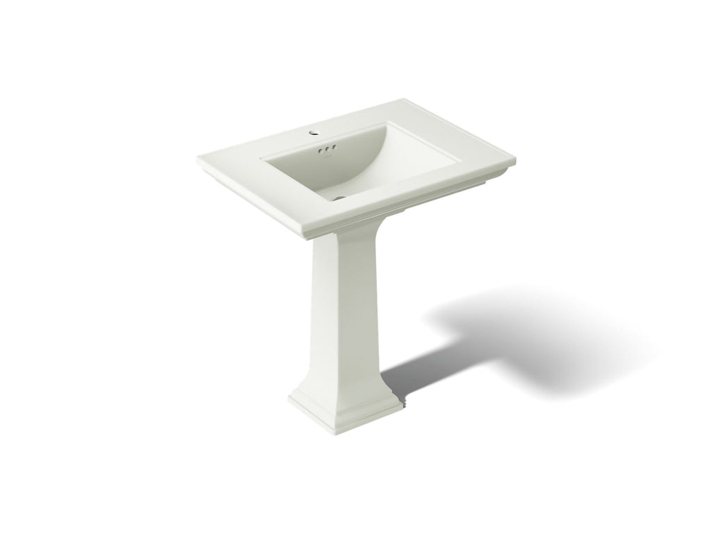 KOHLER K-2268-1-NY Memoirs Stately 30-3/4" Rectangular Pedestal Bathroom Sink - Dune