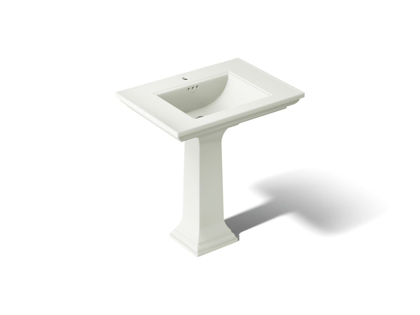 KOHLER K-2268-1-NY Memoirs Stately 30-3/4" rectangular pedestal bathroom sink - Dune