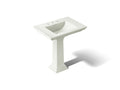 KOHLER K-2268-8-NY Memoirs Stately 30-3/4" Rectangular Pedestal Bathroom Sink - Dune