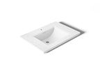KOHLER K-2269-1-0 Memoirs Stately 30-11/16" Pedestal/Console Table Bathroom Sink - White