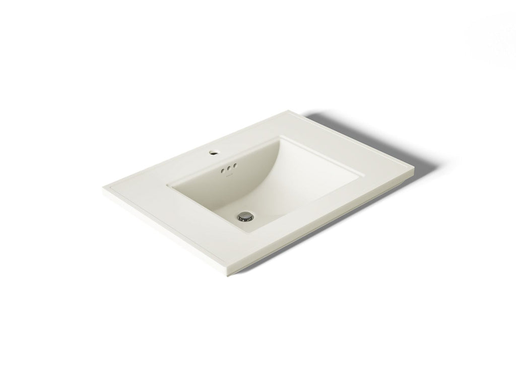 KOHLER K-2269-1-96 Memoirs Stately 30-11/16" Pedestal/Console Table Bathroom Sink - Biscuit