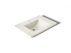 KOHLER K-2269-1-96 Memoirs Stately 30-11/16" Pedestal/Console Table Bathroom Sink - Biscuit