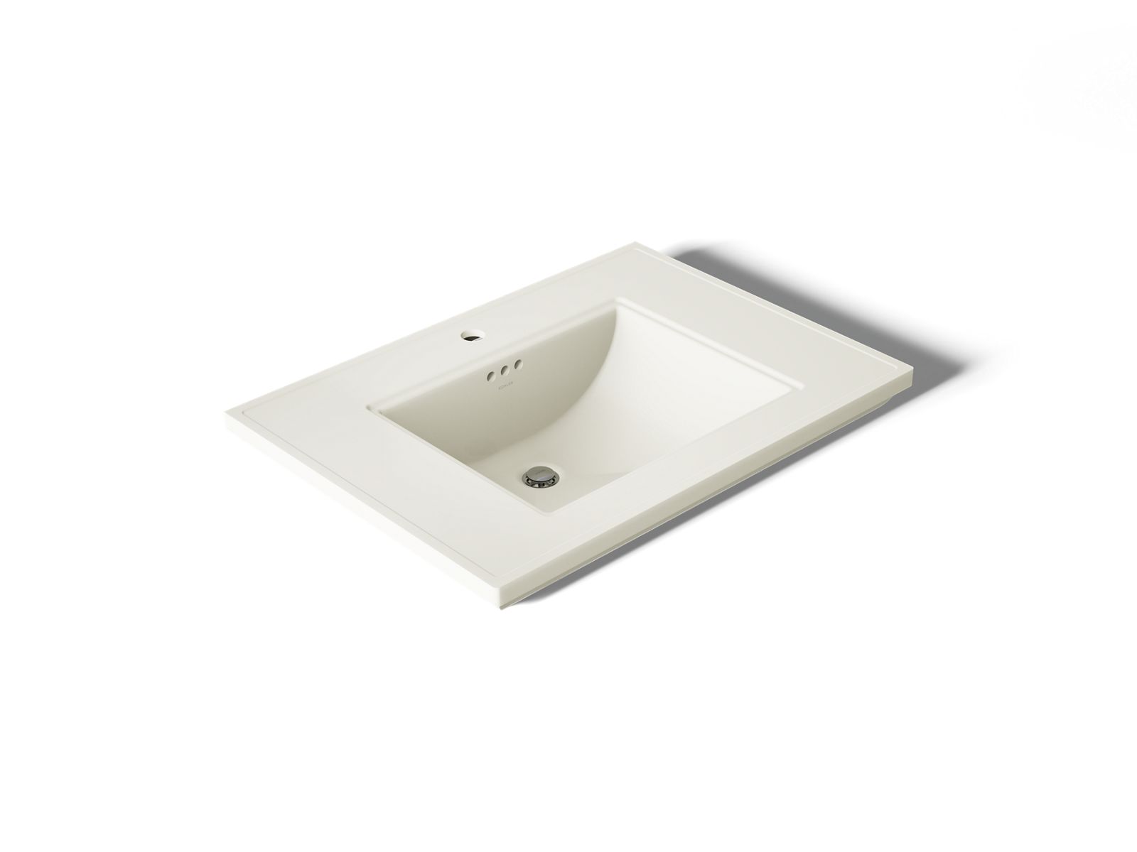 KOHLER K-2269-1-96 Memoirs Stately 30-11/16" Pedestal/Console Table Bathroom Sink - Biscuit