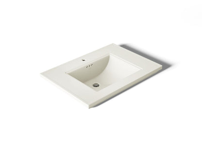 KOHLER K-2269-1-96 Memoirs Stately 30-11/16" pedestal/console table bathroom sink - Biscuit