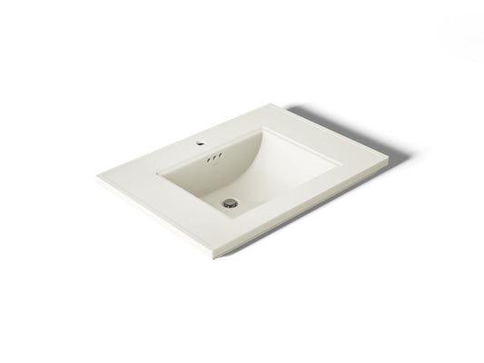 KOHLER K-2269-1-96 Memoirs Stately 30-11/16" pedestal/console table bathroom sink - Biscuit