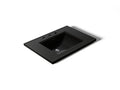 KOHLER K-2269-8-7 Memoirs Stately 30-11/16" Pedestal/Console Table Bathroom Sink - Black Black