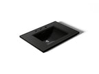 KOHLER K-2269-8-7 Memoirs Stately 30-11/16" Pedestal/Console Table Bathroom Sink - Black Black