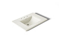 KOHLER K-2269-8-96 Memoirs Stately 30-11/16" Pedestal/Console Table Bathroom Sink - Biscuit