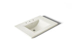 KOHLER K-2269-8-96 Memoirs Stately 30-11/16" Pedestal/Console Table Bathroom Sink - Biscuit