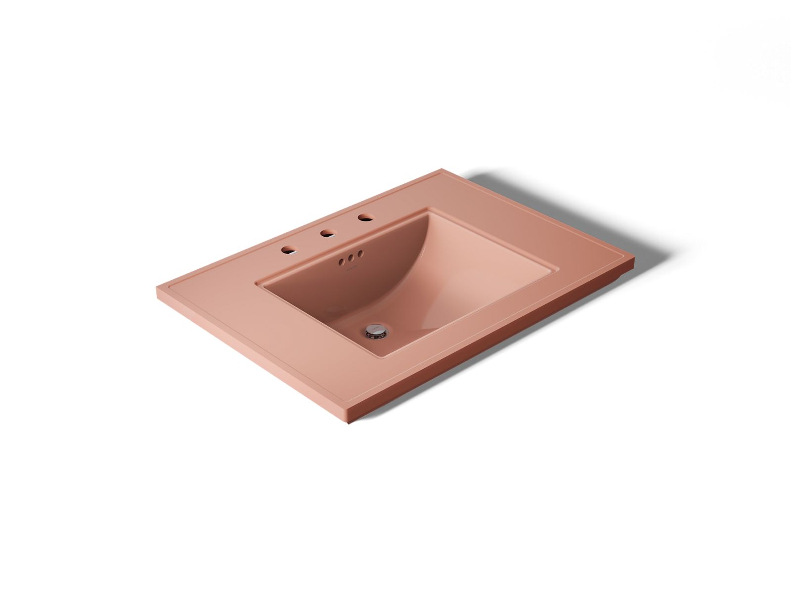 KOHLER K-2269-8-V10 Memoirs Stately 30-11/16" Pedestal/Console Table Bathroom Sink - 150Th Peachblow