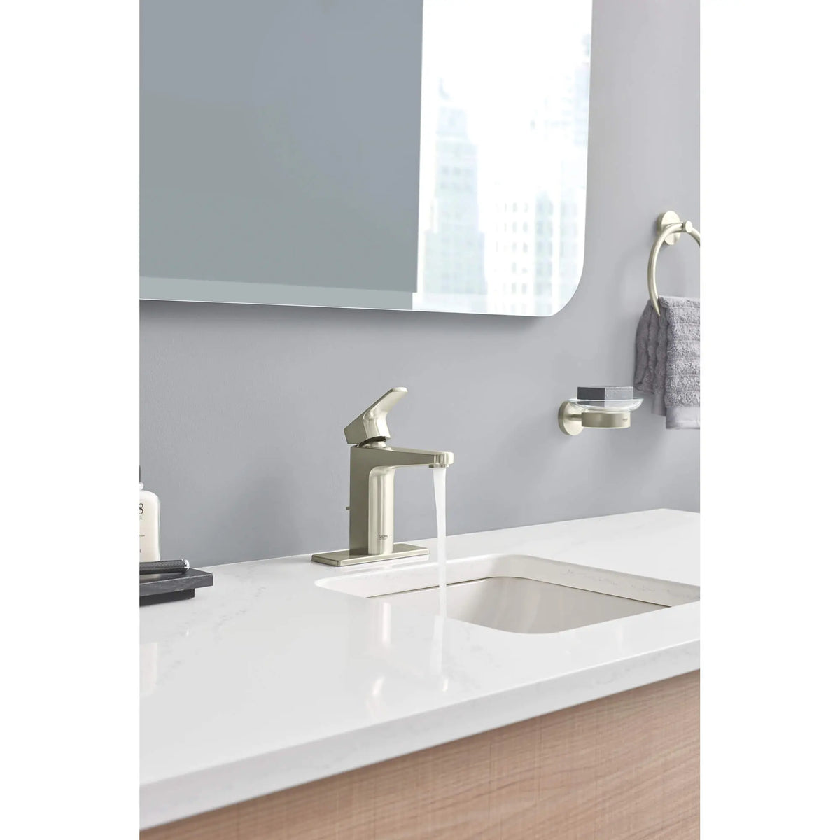 GROHE 40444EN1 Essentials Soap Dish with Holder - Brushed Nickel