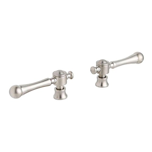 GROHE 18173EN0 LEVER HANDLES (PAIR) - Brushed Nickel