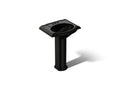 KOHLER K-2286-4-7 Devonshire 24-1/4" rectangular pedestal bathroom sink - Black Black