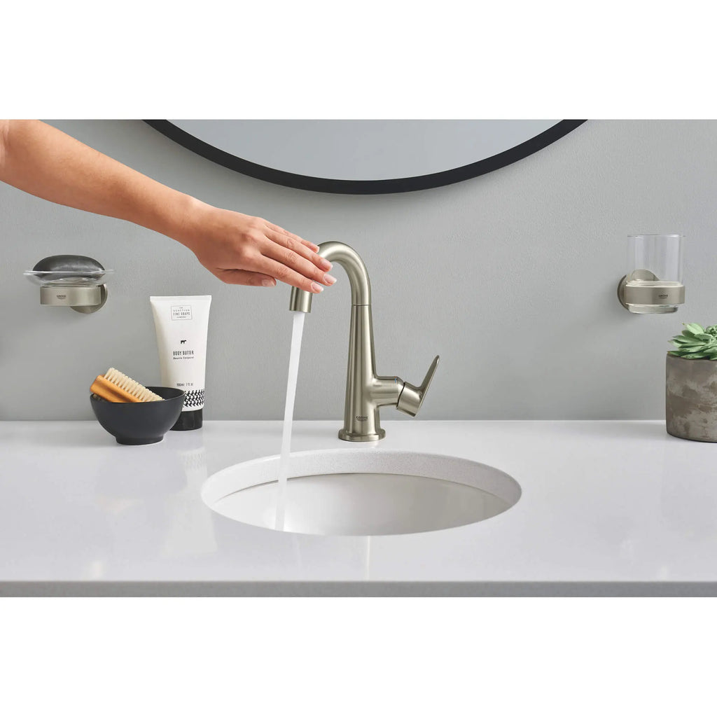 GROHE 40444EN1 Essentials Soap Dish with Holder - Brushed Nickel