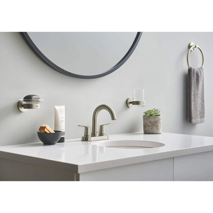 GROHE 40444EN1 Essentials Soap Dish with Holder - Brushed Nickel
